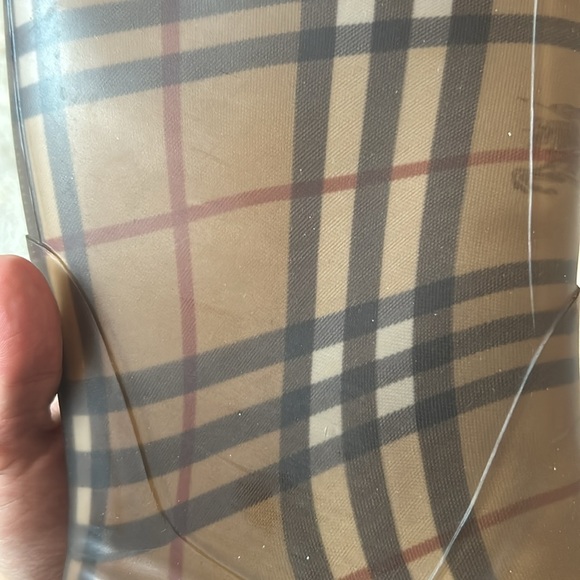 Burberry Rubber Rain Boots House Check Pattern Size 8.5 US/40 Euro/6.5 UK - Picture 8 of 10